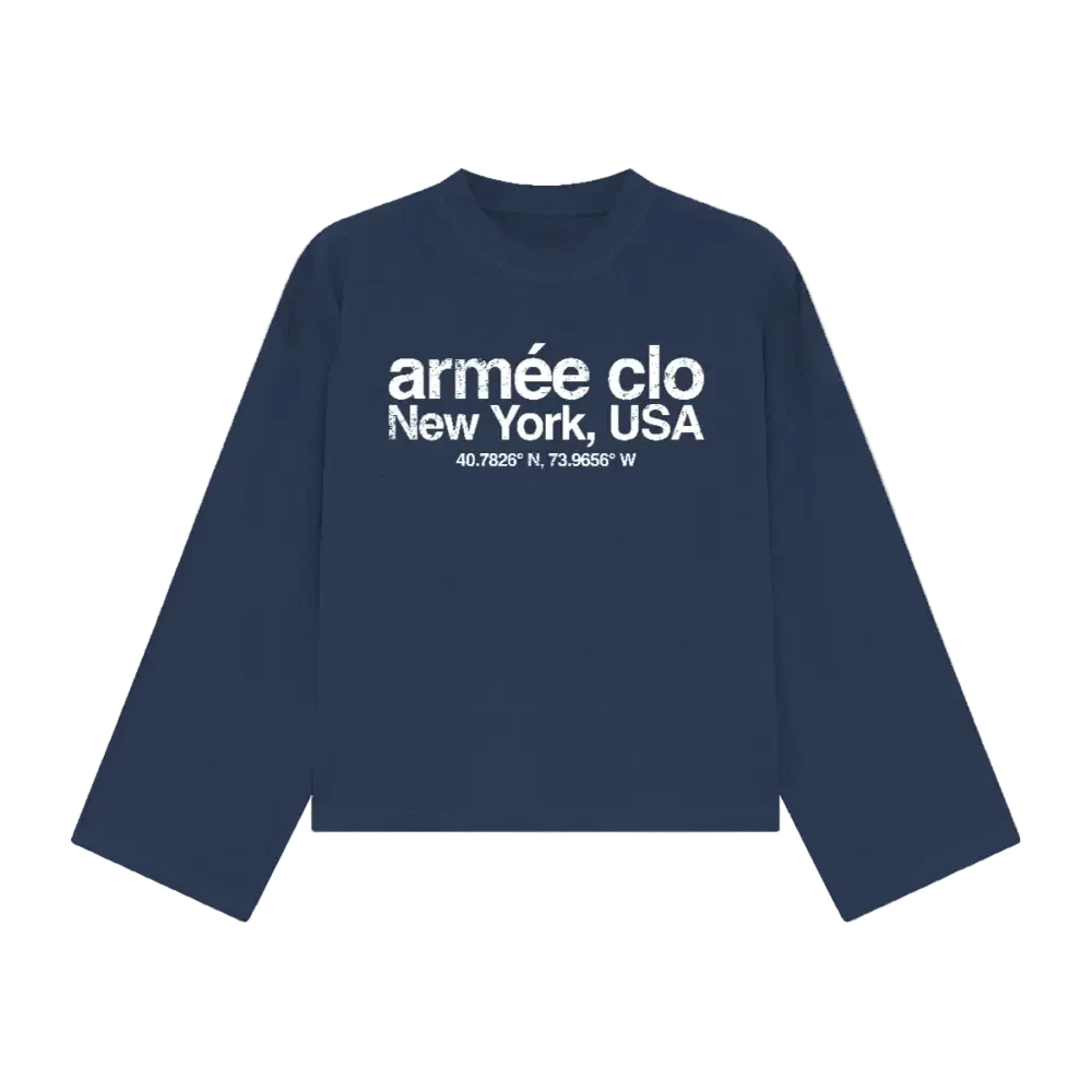 Smoke Blue "Coordinate" Long Sleeve