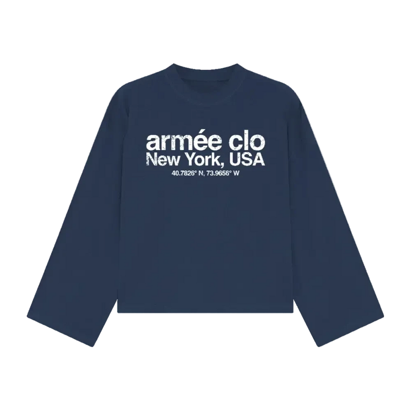 Smoke Blue "Coordinate" Long Sleeve