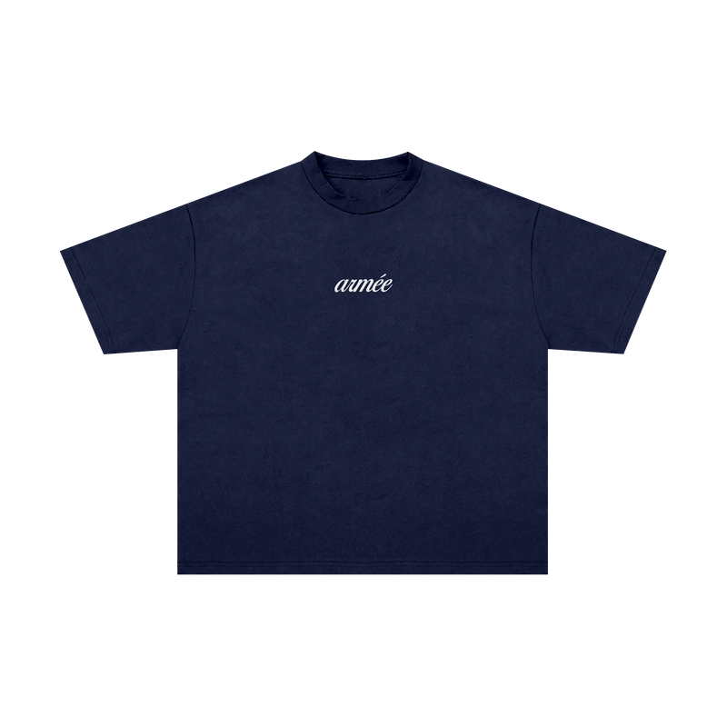 Statement Tee - Midnight Navy